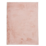 Jalissia Faux Rabbit Fur Hand Tufted Solid Color Rug