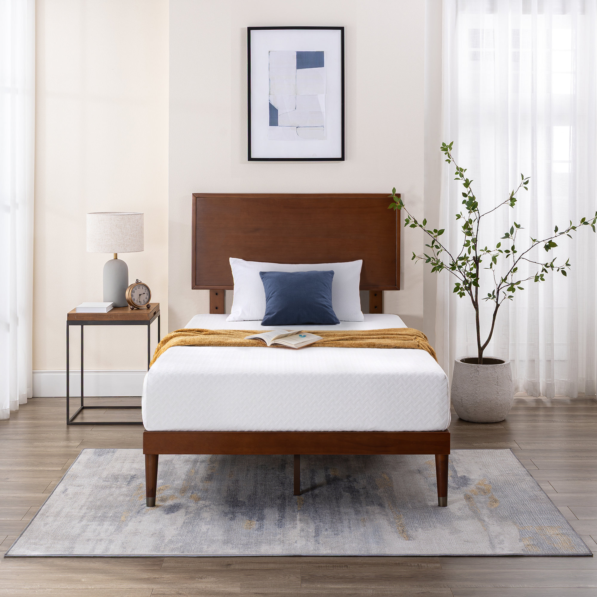 Sleep by Wayfair™ 6"/8"/10"/12" Firm Gel Memory Foam Mattress , 8", Twin