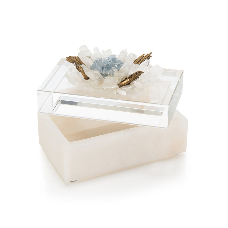 Festooned in Stones Box with Celestite