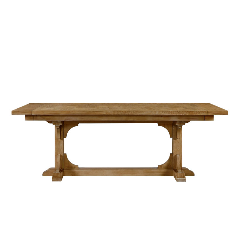 Table à tréteaux - Noix de cajou, Beige, H 30,03 po x L 114,03 po x l 44,03 po