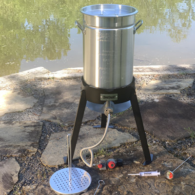 Bayou Classic Single Burner High Pressure Propane Turkey Fryer