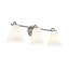 Lavabo / vasque 3 lumières Fusion - Nickel brossé Fusion-125018654-125018652