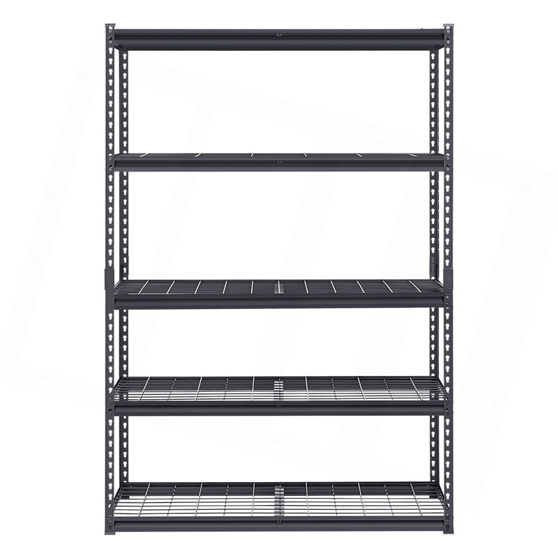 Tablettes de rangement Étagères de garage robustes réglables à 5 niveaux 3000 lb