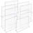 Top Loading Clear Acrylic T-Frame Sign Holder 11" Wide x 8.5'' High-Horizontal, 10-Pack
