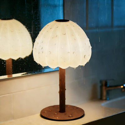 Cordless Waterproof Shower Lamp IP65 – Rechargeable 4500Mah, Touch Dimmable Color Changing Table Lamp For Bathroom, Bedroom