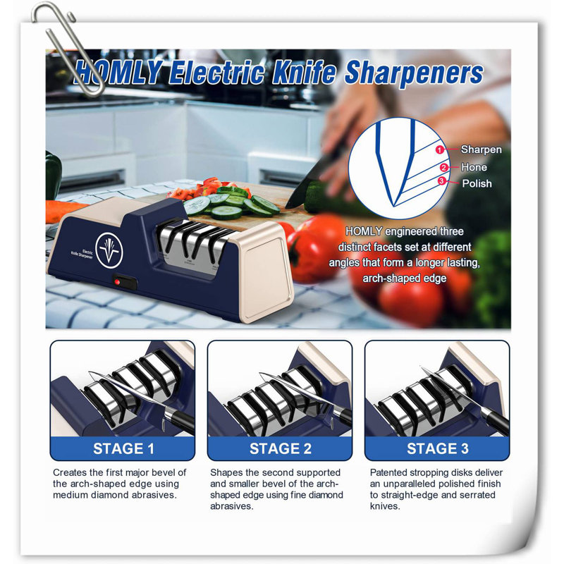 GLOBAL GIRLS LLC Electric Knife Sharpener