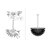 Brenlie 12 - Light Crystal Dimmable Sputnik Sphere Chandelier