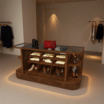 Versatile Retail Display Cabinets Perfect for Jewelry Clothing and Boutique Store Presentation