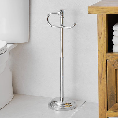 Bathroom Free Standing Toilet Paper Holder with Weighted Base -  BESy, B_TPH_00020_01_PC