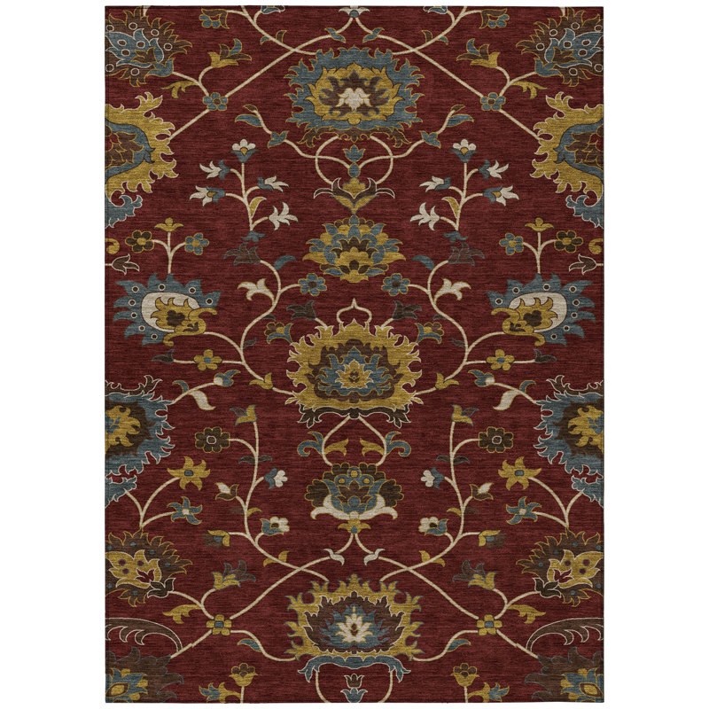 Machine Washable Indoor/Outdoor Chantille ACN2290 Global Rug, Rectangle 3' x 5'