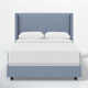 Hanson Upholstered Wingback Bed