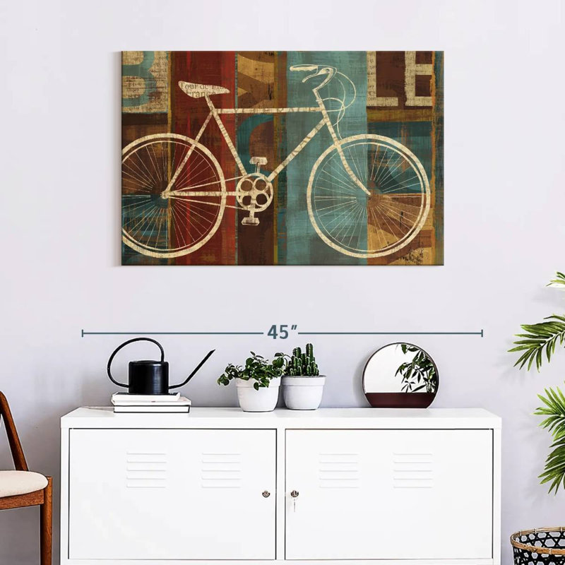 Mehar Bicycle Breaking Away, 24" H x 36" W