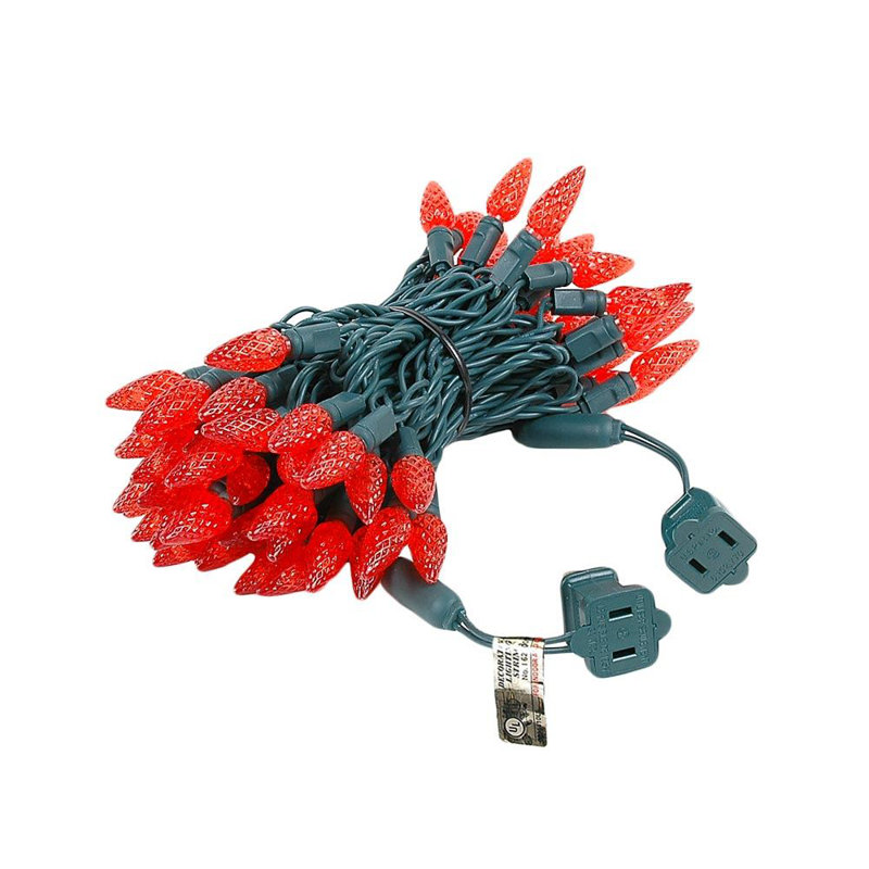Guirlande lumineuse 70 lumières, Rouge