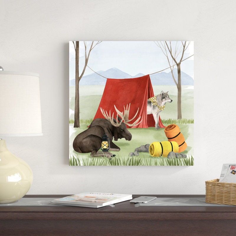 «Camp Crashers II» par Grace Popp, impression sur toile tendue, H 20 po x l 20 po
