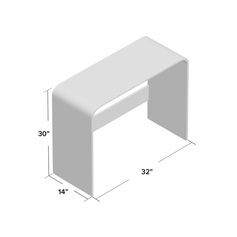 Hondah 38" Console Table, 30" H x 32" W x 14" D