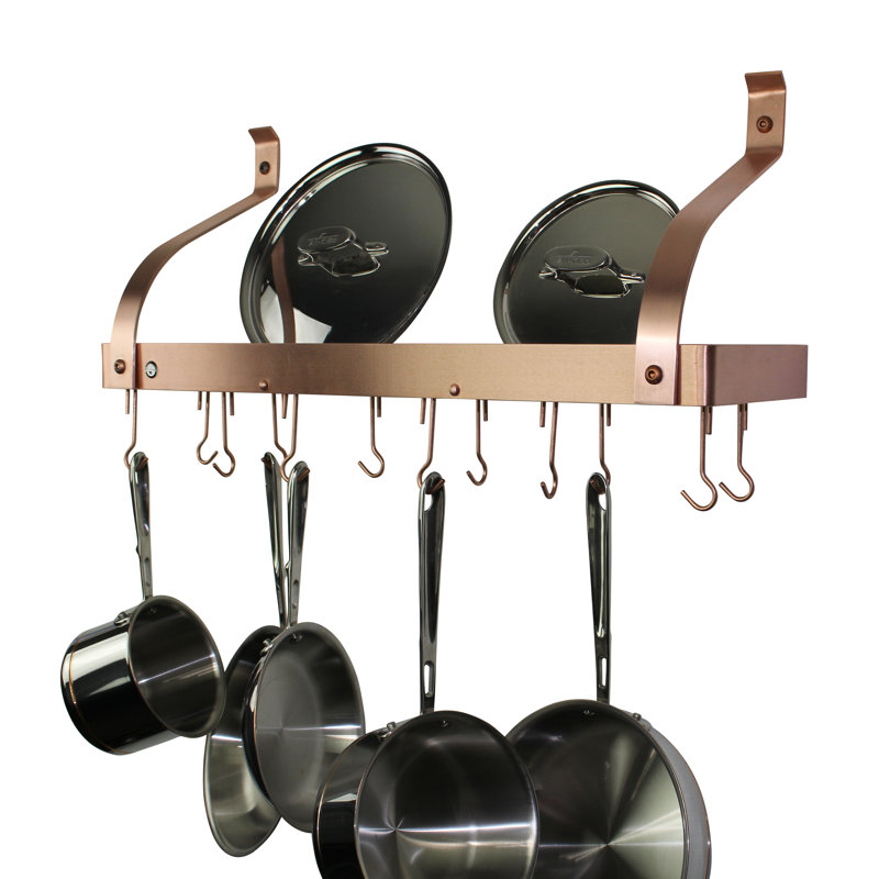 Handcrafted Gourmet Wall Mounted Pot Rack