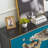 Hand-Painted Shoe Storage Cabinet