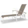Askar Outdoor Rust-Resistant Metal Chaise Lounge