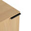 Ensemble de meuble-lavabo 24 po pour grand espace, ensemble d'armoires de salle de bain moderne, ensemble d'armoires de salle de bain sans lavabo, chêne (composable)-919037778