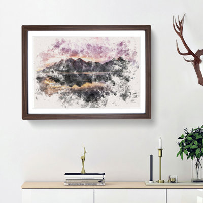 Black Sand Beach Iceland - Picture Frame Graphic Art Print