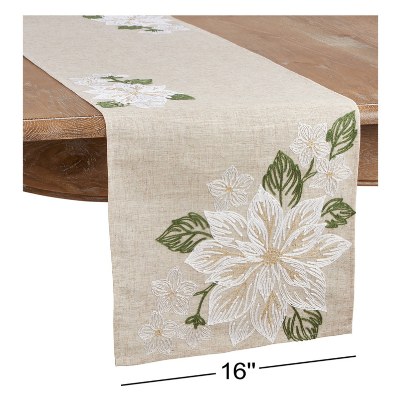 Jaworski Embroidered Table Runner