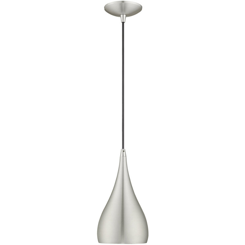 Luminaire suspendu conique à 1 lumière Cristain