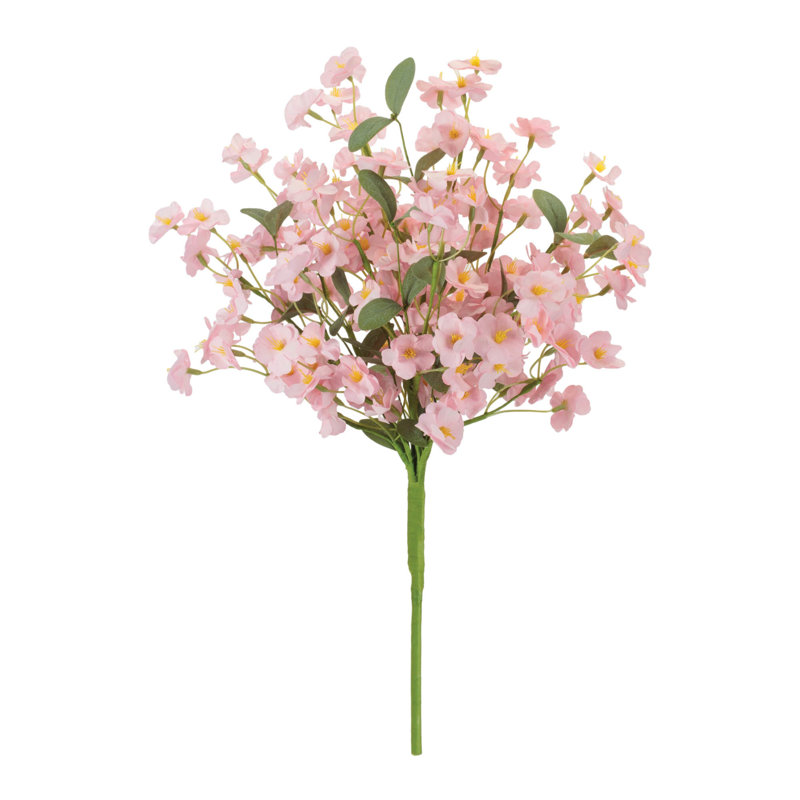 Mini buisson floral rosé (ensemble de 2)