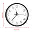 Horloge murale 10 pouces silencieuse sans horloge moderne à piles - analogique petit classique pour bureau, maison, salle de bain, cuisine, chambre à coucher, école, salon (noir)