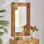 Miroir rectangulaire pour salon, chambre à coucher