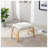 Solid + Manufactured Wood Accent Stool