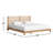 Finnian Unfinished Solid Wood Platform Bed-97243626-92929630