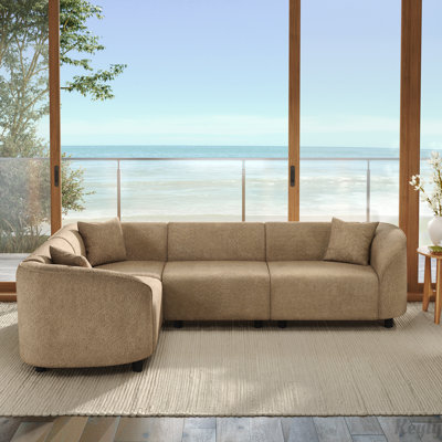 104" L-Shaped Sectional Sofa