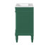 Meuble-lavabo moderne de 18 pouces avec lavabo, meuble de rangement moderne avec porte, meuble de salle de bain autoportant pour petit espace, meuble-lavabo simple avec tablette réglable