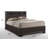 Mason Espresso Bookcase Storage Bed