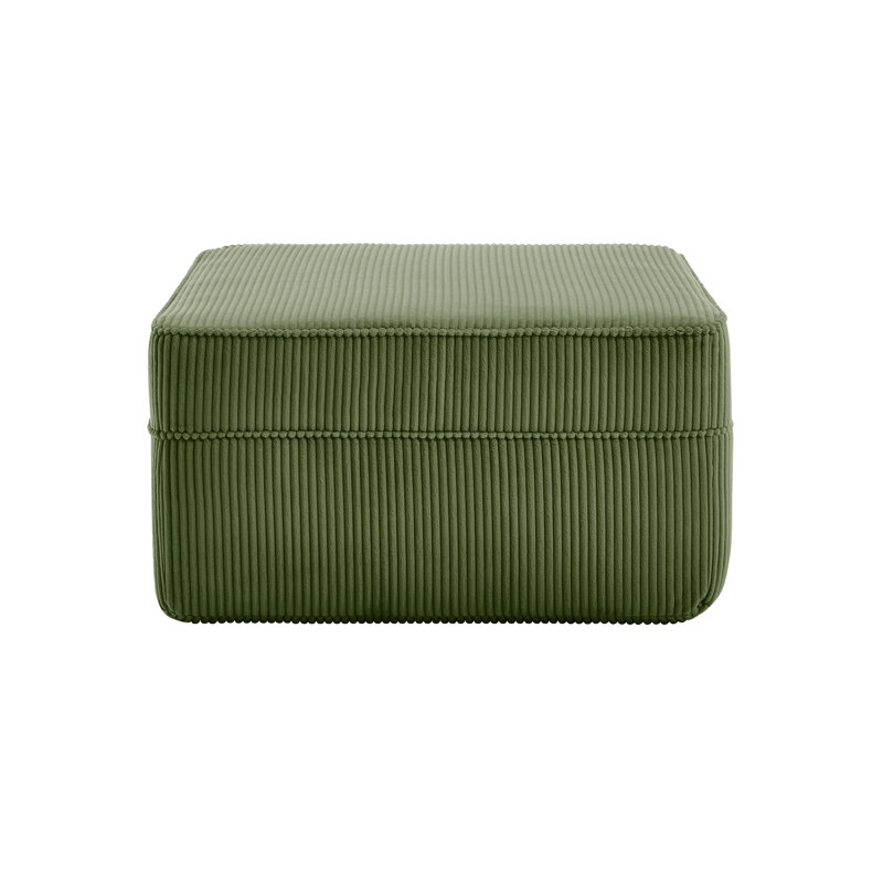 Minimalist Ottoman, Green