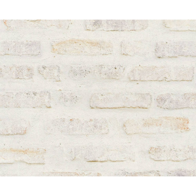 Rouleau de papier peint texturé L 33 pi x l 21 po Andreina, Crème