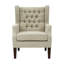 Fauteuil d'appoint à oreilles capitonné traditionnel de 30 po de largeur-26601846