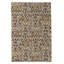 Flatweave Wool Ikat Area Rug in Gray And Multi