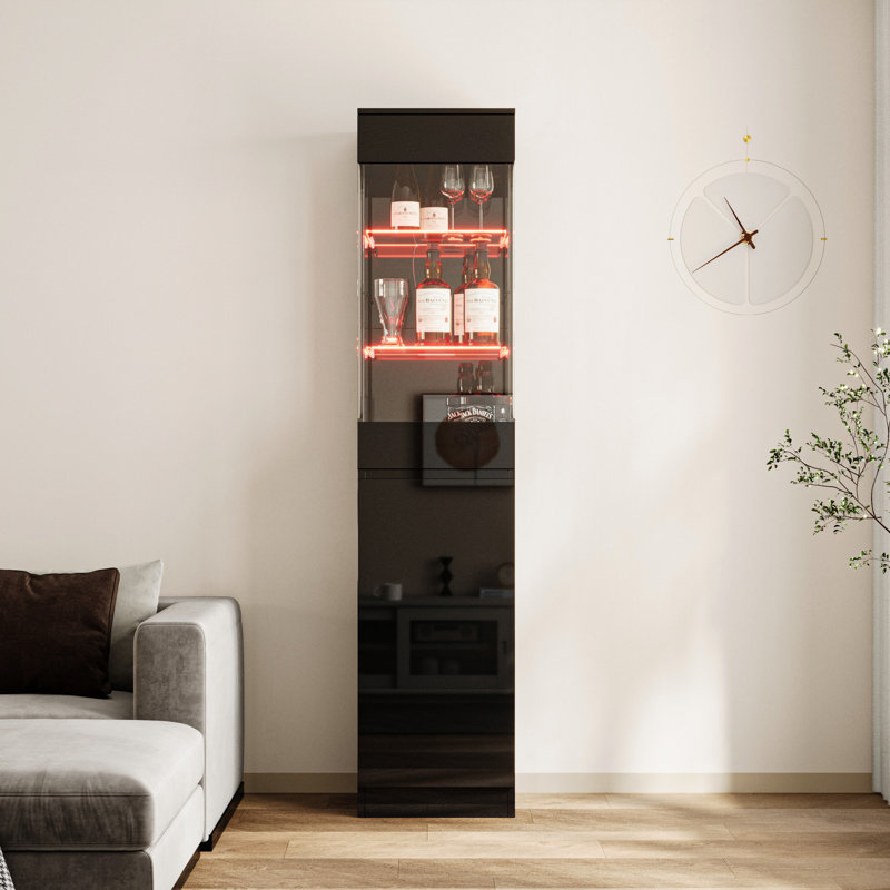 Bar moderne avec lumières DEL