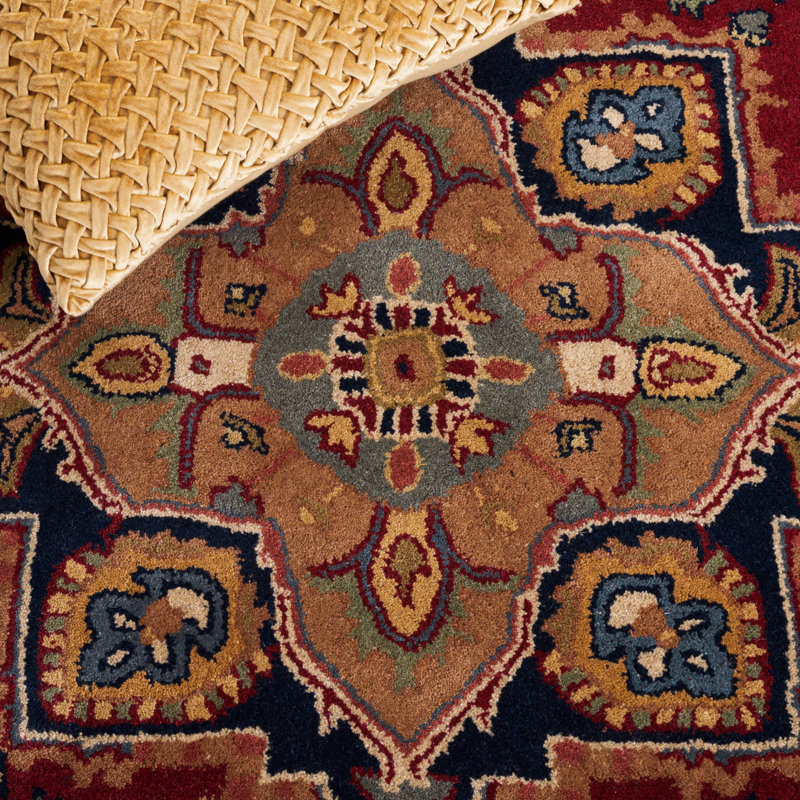 Tapis oriental en laine touffeté à la main Balthrop, Tapis de couloir 2 pi 3 po x 6 pi