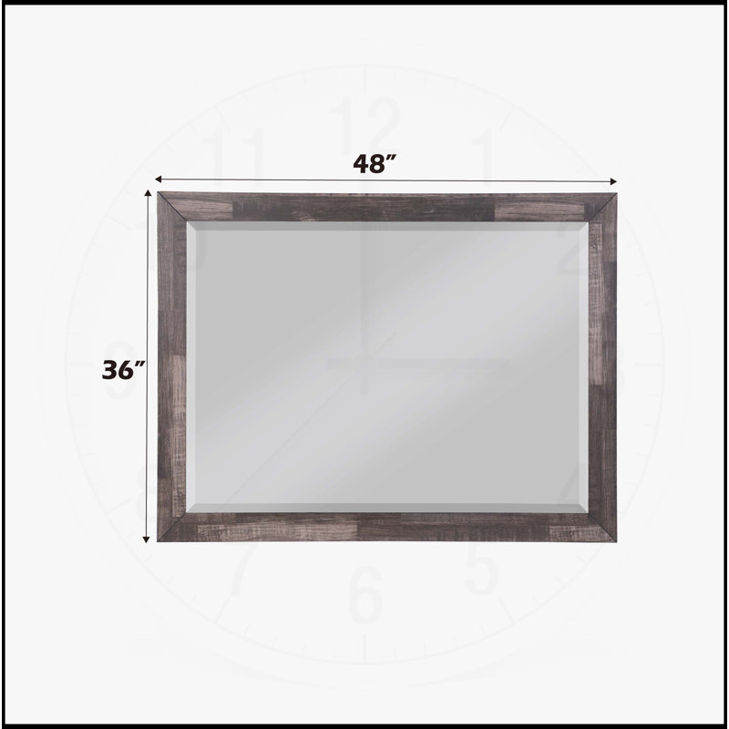 Juniper Dark Cherry Finish Mirror