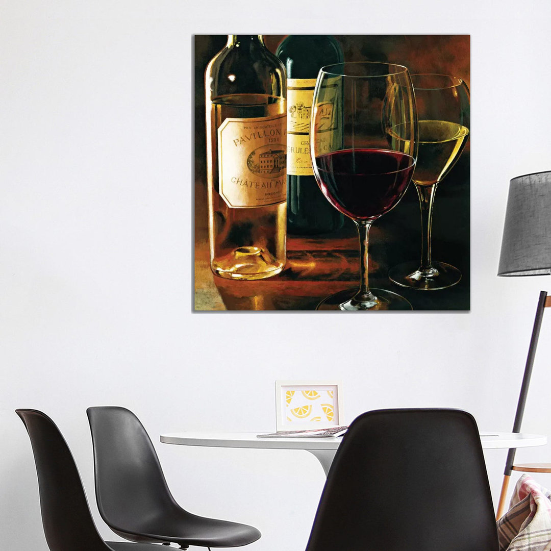 Rouge Et Blanc by Stefano Ferreri - Wrapped Canvas Print