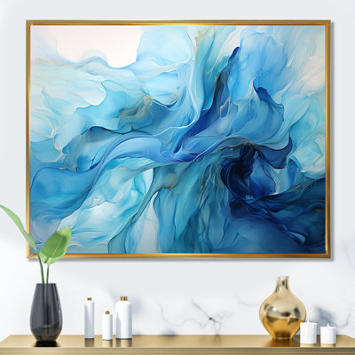 «Oceanic Rhapsody II - Abstract Landscape», impressions d'art mural_105678