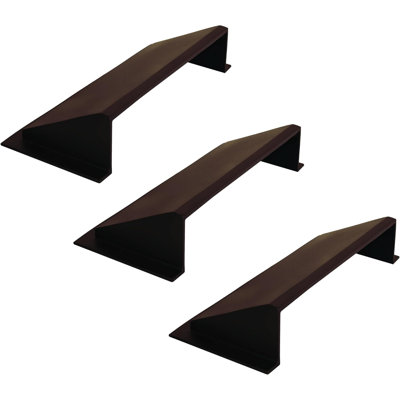 PACK of 3 Solid Metal Deflector 4"x10" Unbreakable Cast Aluminum | Air & Heat Diverter