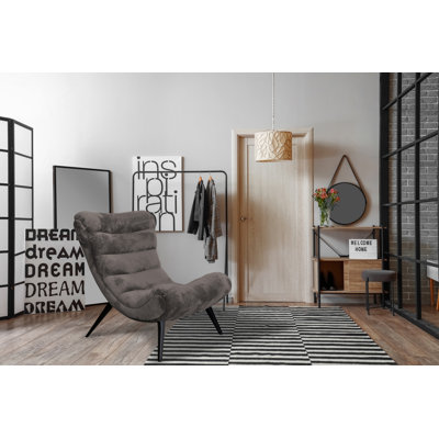 Owlswick Upholstered Swivel Slipper Chair