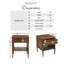 Table de chevet Matterhorn