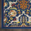 Tapis oriental bleu marine / jaune / blanc Whiteley-364385861
