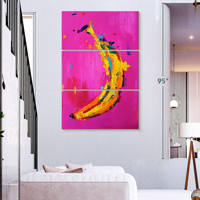 Yarlin Banana 2019, 74" H x 48" W