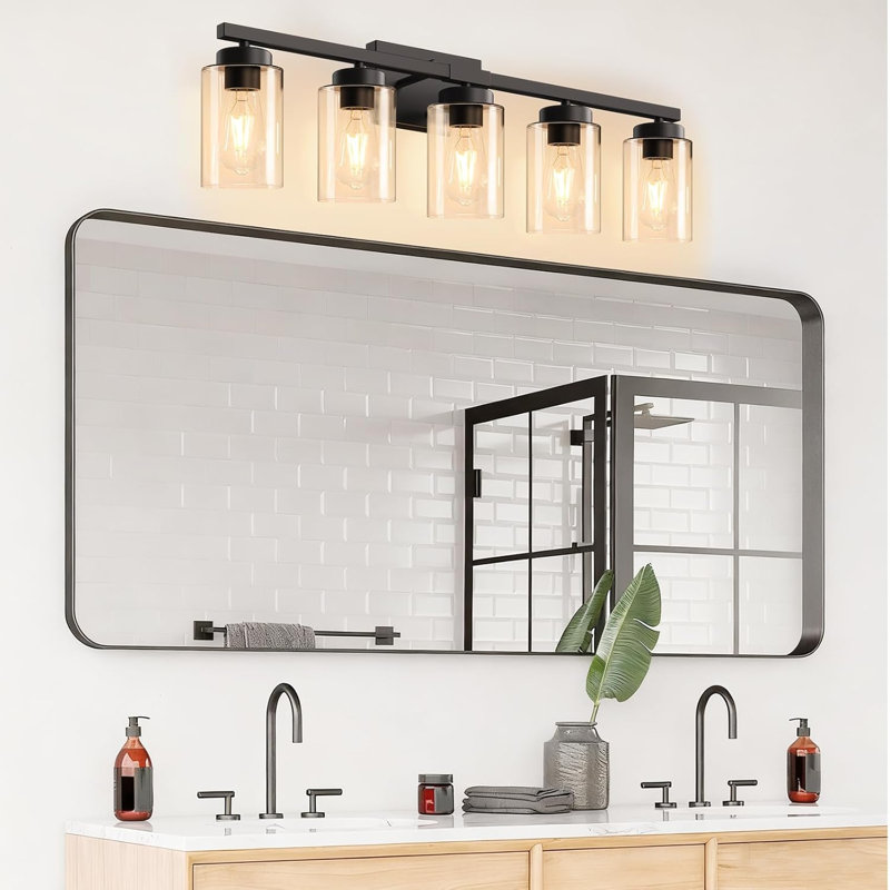 5 Light Black Vanity Lights