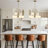 6 - Light Modern Glass Bubble Dimmable Sputnik Sphere Chandelier For High Ceiling Foyer Kitchen Dining Living Room-2064005763